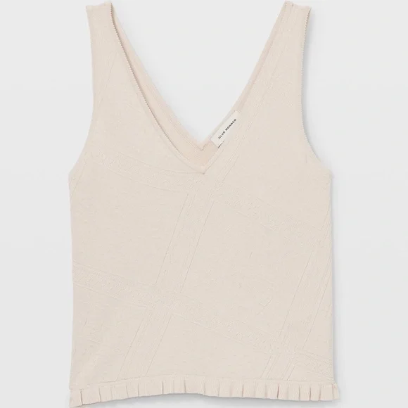 Ruffle Hem Tank - Brand New - NEVER WORN - Black - Picture 10 of 10